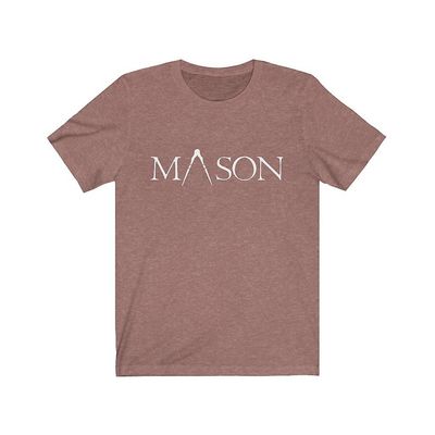 Bricks Masons Mason kompas frimurerisk t-shirt Lyng lilla M