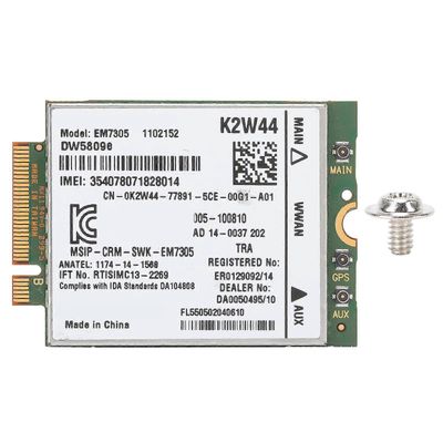 EM7305 4G moduuli langaton verkko M2 NGFF LTE WWAN -kortti 52Pin sopii Dell DW5809e Sierra -laitteeseen