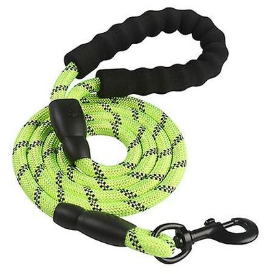 1,5 m holdbar stor hund snor udendørs kæledyr hund krave snor nat reflekterende walking uddannelse trækkraft reb nylon hund snor Grøn