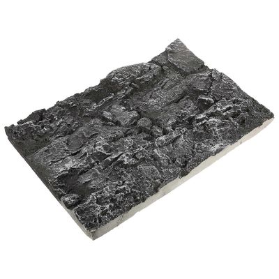 Kivi Tausta Matelijasäiliö 3D Rock Decor Tummanharmaa 45,00X30,00X5,00CM Akvaariomaisema 1Pack 45.00X30.00X5.00CM