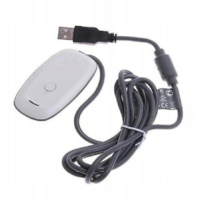 Ny adapter til trådløs pc-controller til Microsoft Xbox 360 Sort