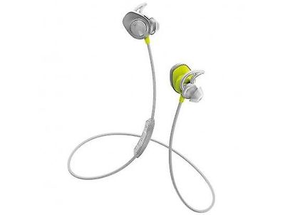 Bluetooth trådlösa hörlurar Sport Öronsnäckor vattentäta med mikrofon för iphone och Android gul