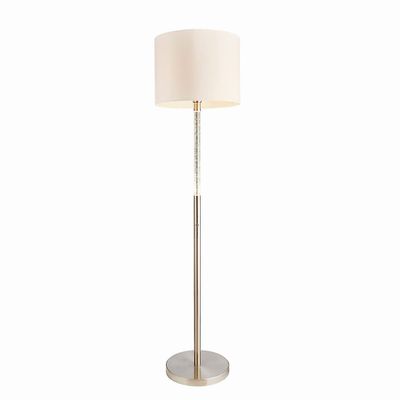 Endon Collection Lighting Andromeda 1 Lys gulvlampe Satin Krom, akryl med bobler, E27