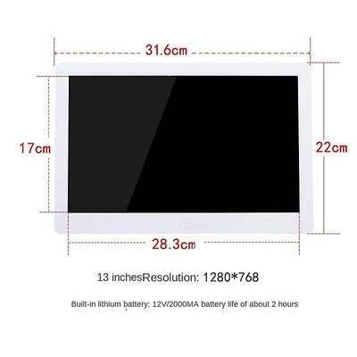 Sajygv Wifi HD 10.1 evig kalender \ 154Tommer Smart Hvid