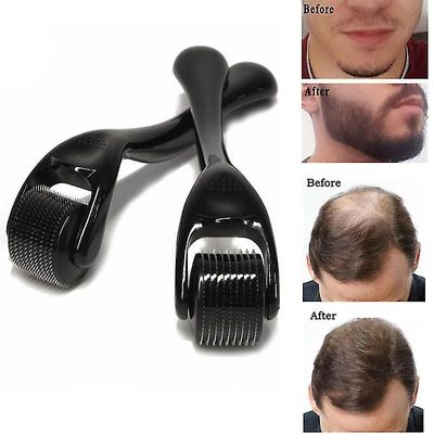 Natural Men Beard Growth Derma Roller - Fremmer hårvækst - Anti hårtab behandling 0,25 mm