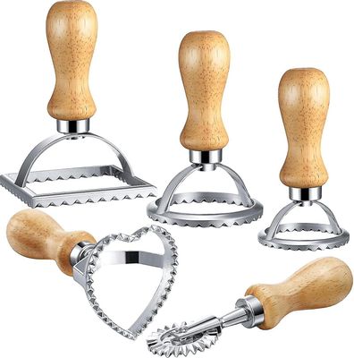 5 kpl Ravioli-leimasetti, Ravioli Cutter Stamp Set Maker, Premium