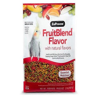 ZuPreem FruitBlend Flavor -linturuoka keskikokoisille linnuille, 2 paunaa