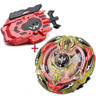 Mikasa Burst Turbo gnister med launcher Metal Booster Bey Starter Gyro Beyblade B103