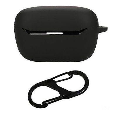 Yhteensopiva JBL Endurance Race 2 -kotelon kanssa, jossa on Anti Lost Buckle Bluetooth-nappikuulokkeet silikonisuojakuori Musta