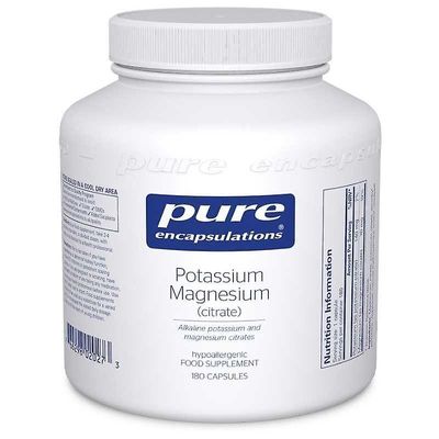 Pure Encapsulations Puhtaat kapselointit Kalium magnesium (sitraatti) Kapselit 180
