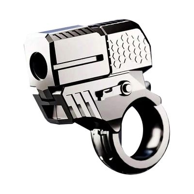 50% Off-Alloy Gun Fidget Ring EDC Fidget Spinner Metal Hand Spinner Aikuisten Fidget lelut C
