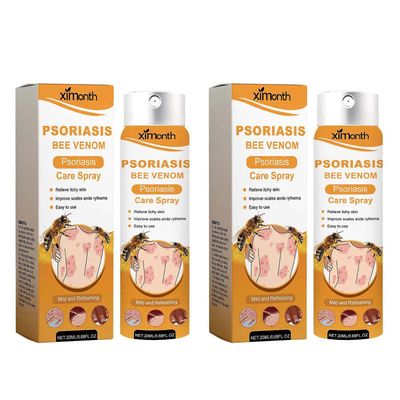 1/2/3kpl Bee-Venom Psoriasises Spray Ihon punoitusta lievittävä kutinaa estävät nesteet Ihonhoitotuotteet 2pcs