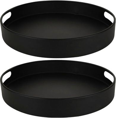 2 kpl Lazy Susan -levysoitin, 360 astetta pyörivä mausteteline sisäkaappeihin, musta hiiliteräs maustepidike