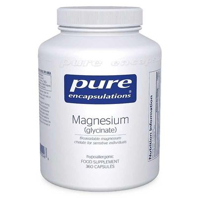 Pure Encapsulations Rene indkapslinger Magnesium (glycinat) Kapsler 360