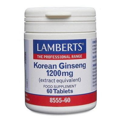 LAMBERTS Korean Ginseng 1200mg tabletit 60 (8555-60)
