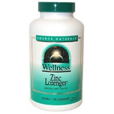 Source Naturals Källa Naturals Wellness Zinktabletter, 120 Flikar (Paket med 1)