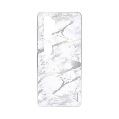 Crazy Kase Skrog til Xiaomi Mi Note 10 Soft Grey Marble Effect