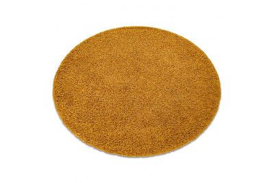 RugsX Tæppe SOFFI cirkel lurvet 5cm guld circle 160 cm