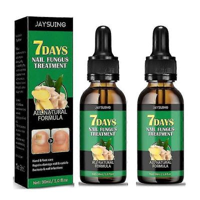 2x 30ml kynsien hoito korjaus kynsisieni sieni onychomycosis-removal nestemäinen inkivääri jalka antifungaalinen kynsihoito - FI