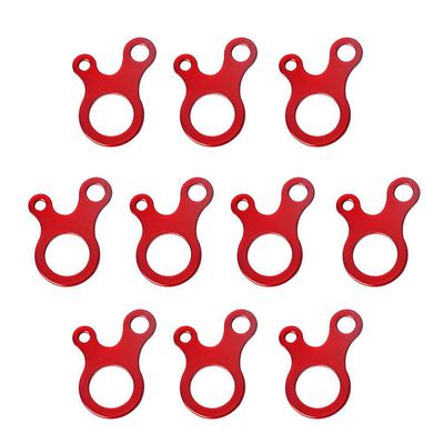 10pcs Telt Tensioners aluminiumslegering reb justeringsspænde