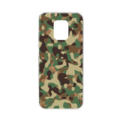 Crazy Kase Skrog til Xiaomi Redmi Note 9 Pro Soft Militær Camouflage