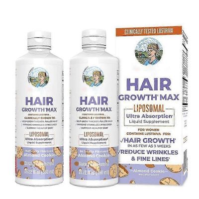 UUSI Mary Ruths Naisten hiusten kasvu MAX Lipsomal Lustrivalla, hiustenlähtöä ehkäisevät hoidot miehille naisille 2pcs