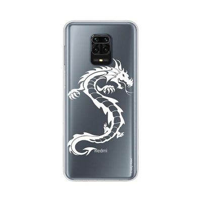 Crazy Kase Skrog til Xiaomi Redmi Note 9 Pro Soft Dragon White