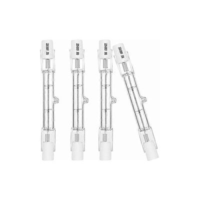 R7S halogeenilamppu 78mm 120W 230V lämmin valkoinen 2700K T3 J tyyppinen polttimo työhön, turvallisuuteen, maisemavaloihin, katuvaloihin (4 kpl)