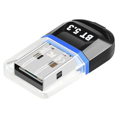 USB Bluetooth 5.3 -sovitin USB Bluetooth-vastaanotin tukee kannettavaa tietokonetta pöytätietokone Bluetooth-kuulokemikrofoni Recei