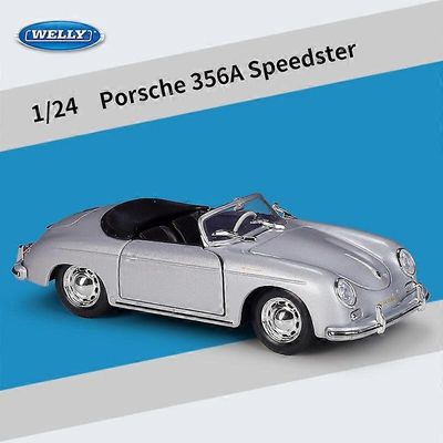 1:24 356A Speedster Alloy Car Model Diecasts &; Toy Vehicles Kerää auto Toy Boy Syntymäpäivälahjat Toy Cars Vaihdettava hopea