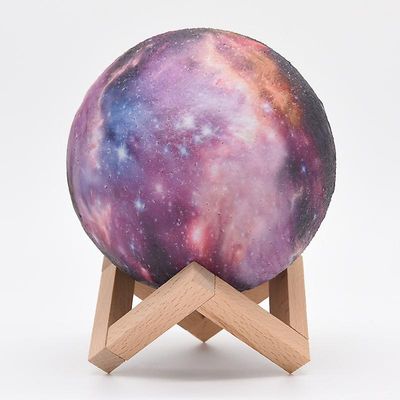 Ruili 12-15cm 16 farver 3d Moon Table Sengelampe Led Night Light Star Galaxy Touch Change Fjernbetjening Usb Opladning Nyhed Kids fødselsdagsgave