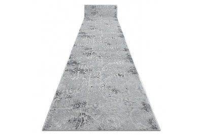 RugsX Runner Structural MEFE 8725 to niveauer fleecegrå 200 cm grå 200x280 cm
