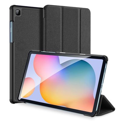Gangxun Case til Samsung Galaxy Tab S6 Lite Ultra Thin Smart Læderbetræk med blyantholder &Vågn op/sov automatisk - Sort