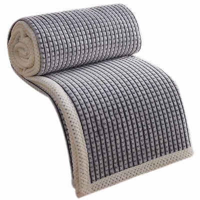 Handuo Fleece Bed Blanket -tæpper, Dyner grå