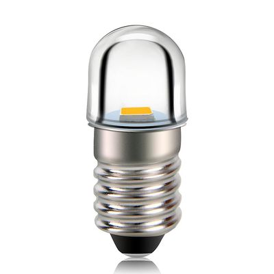 P13.5S Varm hvit-2pcs Miniatyr LED-lys 3V 6V 12V Mini Lamper E10 P13.5S Base Lite industriinstrument LED-pærer Varm hvit Lionel 1447 DC 6V E10 Warm...