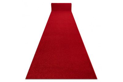 RugsX Runner KARMEL Almindelig carmine / rød 120 cm 120x820 cm