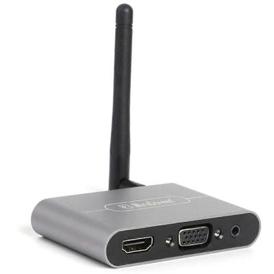MiraScreen X6W plus 4K langaton HDMI-yhteensopiva näyttösovitin Kaksikaistainen 5 GHz: n WiFi-vastaanotin VGA langaton näyttö harmaa