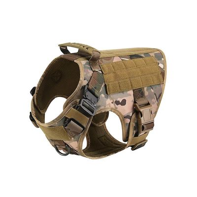 Handuo Pet Vest Seletøj Hund Training Vest åndbar med håndtag til store hunde grøn M