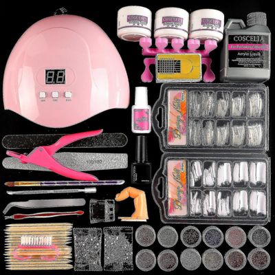 Akryyli kynsisarja koneammattilaisella manikyyrisarjalla Kynsien jatkosarjat Arcylic Power Liquid Nail Vinkkejä kaikki manikyyriin 120ml nestemäist...