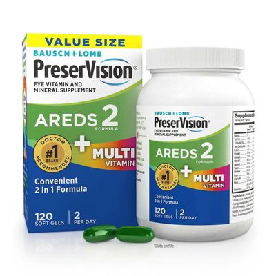 Preservision Areds 2 Formula Plus Multivitamin pehmeät geelit, 120 ea