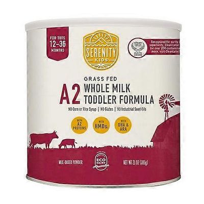 Serenity Kids Grass Fed A2 täysmaitoinen taaperoiden kaava, 21 oz