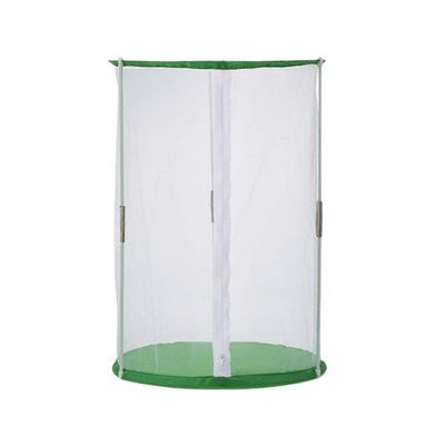 Butterfly Habitat -minikasvihuone sisätilojen ulkotarkkailuun Tukeva uudelleenkäytettävä sylinterin muotoinen häkki näkyvällä verkolla 40cm