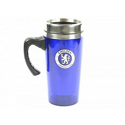 Chelsea FC virallinen jalkapallo matka-muki Sininen/hopea One Size