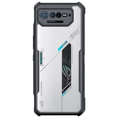 Asus ROG Phone 6 5G/6 Pro 5G -puhelimelle, kova akryylinen takakansi, pehmeä TPU-kehys, putoamisenestoinen puhelimen takakansi