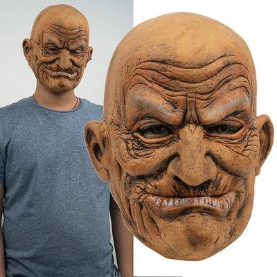 Kakanwo Halloween dekorasjoner - Another Me The Elder Man Mask Flerfarget
