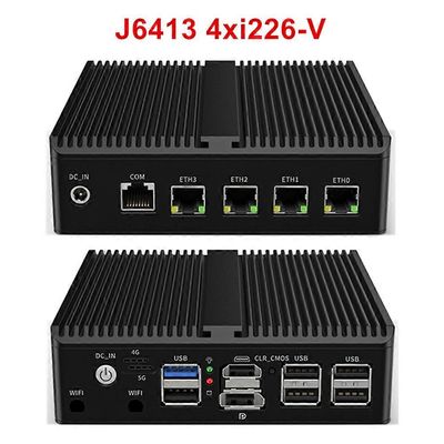 Redkid 12. sukupolven Intel N100 Pfsense palomuurireititin J6413 N5105 N5100 4xintel i225 i226 2.5g NVME tuulettimeton mini PC opnsense pve esxi J6...