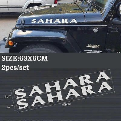 2kpl auton kori edessä takakonepelti tarra Jeep Logo Rubicon Wranngler MOAB SAHARA Grand Cherokee Compass Renegade Patriot F