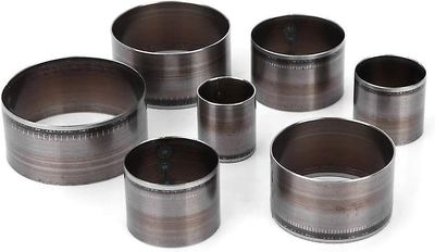 Mintian Circular Puncher Leather Dies Kit, sett med 7 lærskjæreverktøy Stål sirkulære punchers 20/25/30/35/40/45/50mm