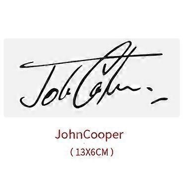 JCW John Cooper Works Sign tarratarra Mini Cooper R55 R56 R60 R61 F54 F55 F56 F60 Countryman Decoration Tyyli A Black