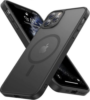Magneettinen kotelo iPhone 11 Prolle (musta) - iskunkestävä kansi Magsafe-yhteensopivuudella